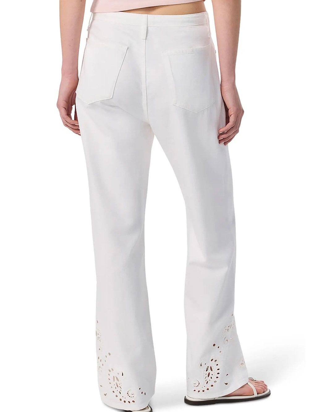 Rag & Bone Ultra Featherweight Phoebe Drawstring Embroidered Jeans - Picture 3 of 7